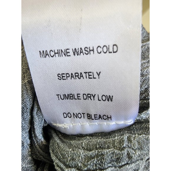 Gray Hippie Boho Lagenlook Oversized Drop Waist Top XL Artsy by Violet Ruby - Picture 8 of 8